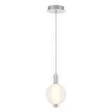 QUINTIESSE LIGHTING Palmas 1 Lt Mini Pendant - Polished Nickel