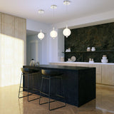 QUINTIESSE LIGHTING Palmas 1 Lt Mini Pendant - Polished Nickel