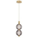 QUINTIESSE LIGHTING Palmas 2 Lt Mini Pendant - Gold