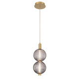 QUINTIESSE LIGHTING Palmas 2 Lt Mini Pendant - Gold