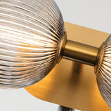 QUINTIESSE LIGHTING Palmas 2 Lt Wall Light - Gold