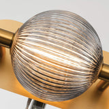 QUINTIESSE LIGHTING Palmas 3 Lt Wall Light - Gold