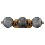 QUINTIESSE LIGHTING Palmas 3 Lt Wall Light - Gold