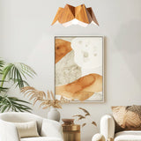 QUINTIESSE LIGHTING Physalis Pendant Light - Teak Veneer