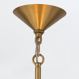 QUINTIESSE LIGHTING Saucer 4 lt Large Pendant - Aged Brass