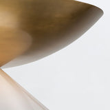 QUINTIESSE LIGHTING Saucer 4 lt Large Pendant - Aged Brass