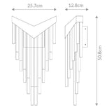 QUINTIESSE LIGHTING Vivien Wall Light - Matte Black