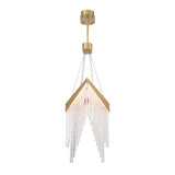 QUINTIESSE LIGHTING Vivien Chandelier - Matte Gold