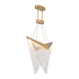 QUINTIESSE LIGHTING Vivien Chandelier - Matte Gold