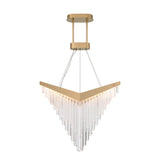 QUINTIESSE LIGHTING Vivien Chandelier - Matte Gold