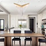 QUINTIESSE LIGHTING Vivien Chandelier - Matte Gold