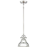 ELSTEAD Lighting Emery 1 Light Mini Pendant - Imperial Silver