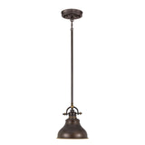 ELSTEAD Lighting Emery 1 Light Mini Pendant - Palladian Bronze