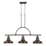 ELSTEAD Lighting Emery 3 Light Island Light - Palladian Bronze