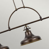 ELSTEAD Lighting Emery 3 Light Island Light - Palladian Bronze