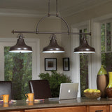 ELSTEAD Lighting Emery 3 Light Island Light - Palladian Bronze