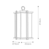 ELSTEAD Lighting Goldenrod 1 Light Large Wall Lantern - Western Bronze