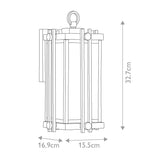 ELSTEAD Lighting Goldenrod 1 Light Small Wall Lantern - Western Bronze