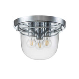 ELSTEAD Lighting Whistling 3 Light Flush - Polished Chrome