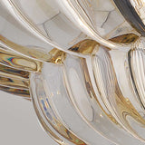 ELSTEAD Lighting Whitecap 4 lt Semi Flush Medium - Tinted Amber Glass with Mottled Cocoa Brown