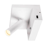 SLV KARPO Bedside LED Indoor surface-mounted wall light, white, 3000 K