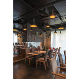 SLV PHELIA 275 E27 Indoor pendant, black/gold