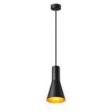 SLV PHELIA 130 E27 Indoor pendant, black/gold