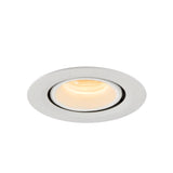 SLV NUMINOS® GIMBLE XS white recessed ceiling light, 3000 K 40°