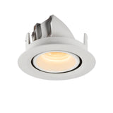 SLV NUMINOS® GIMBLE XS white recessed ceiling light, 3000 K 40°