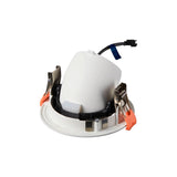 SLV NUMINOS® GIMBLE M white / chrome recessed ceiling light, 4000 K 55°