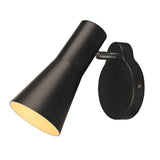 SLV PHELIA wall light, QPAR51, black, max. 35 W, incl. switch