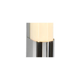 SLV TRUKKO 60 wall light, LED, 3000 K, chrome/white, H 60 cm, incl. LED driver