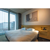 SLV KARPO Wall and ceiling light, single-headed, LED, 3000 K, round, black, with switch, 6 W