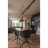 SLV PHELIA 275 E27 Indoor pendant, black/gold