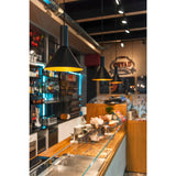 SLV PHELIA 275 E27 Indoor pendant, black/gold