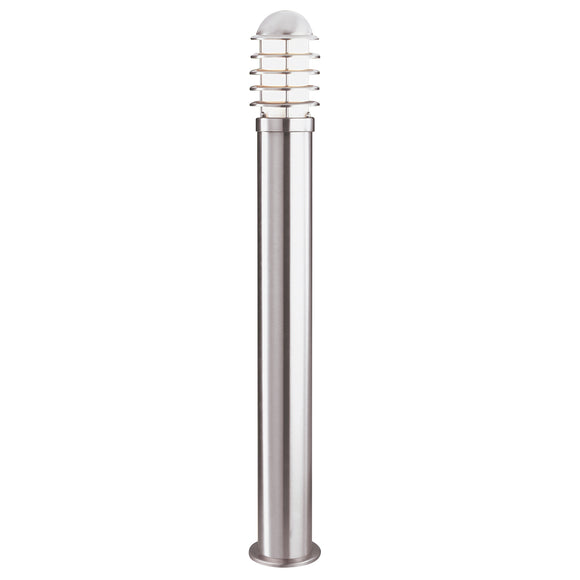 SEARCHLIGHT LOUVRE Outdoor Post - Stainless Steel Metal & Polycarbonate