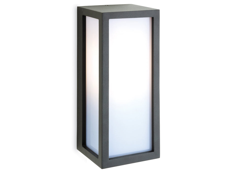 Warwick Outdoor Wall Light - Graphite with Opal PC Diffuser