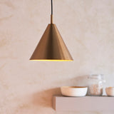 ENDON Cape Pendant - Antique Brass