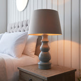 ENDON Provence & Cici Table Lamp - Grey Shade