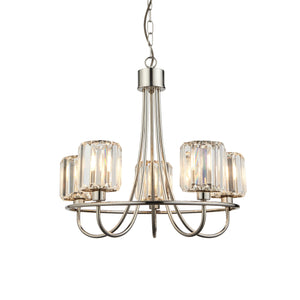 ENDON Berenice 5Lt Pendant - Bright Nickel