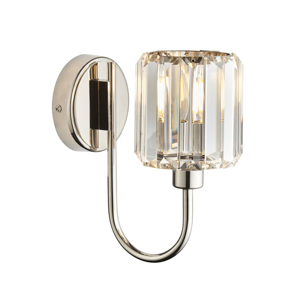 ENDON Berenice Wall Light - Bright Nickel