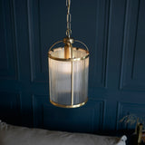 ENDON Lambeth Ribbed Pendant