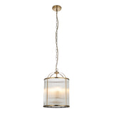 ENDON Lambeth Ribbed 4lt Pendant