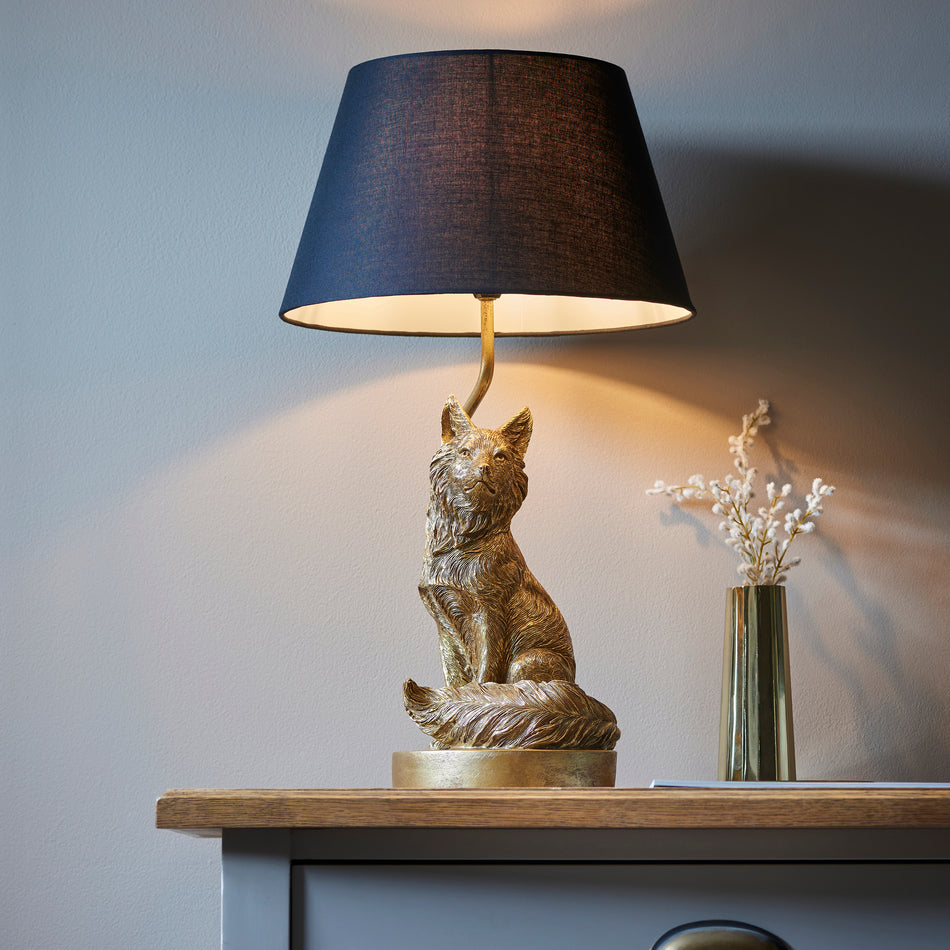 Fox Table Lamp - Gold Finish