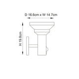 ENDON Halton Wall Photocell & PIR