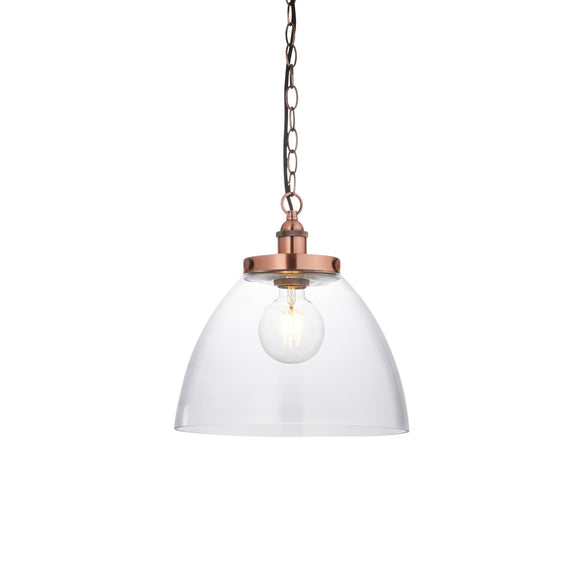 ENDON Hansen Grand Pendant - Aged Copper