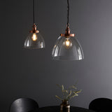 ENDON Hansen Grand Pendant - Aged Copper