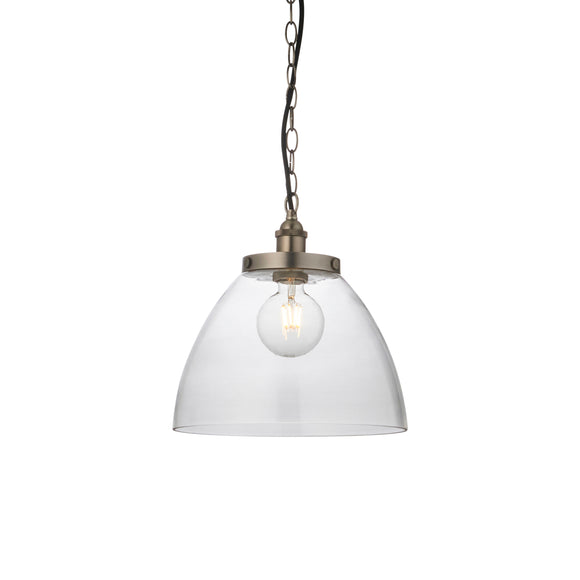 ENDON Hansen Grand Pendant - Brushed Silver