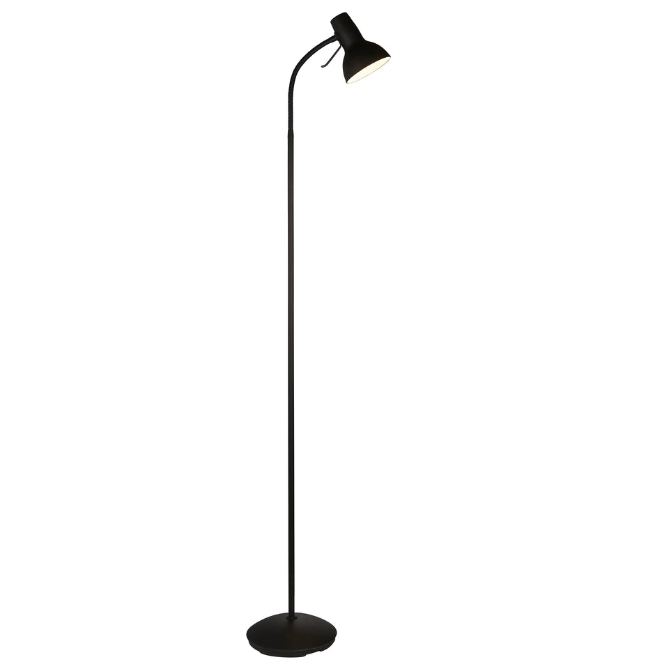 Amalfi Task Floor Lamp - Matt Black