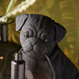 ENDON Pug Puppy Table Lamp - Matt Black